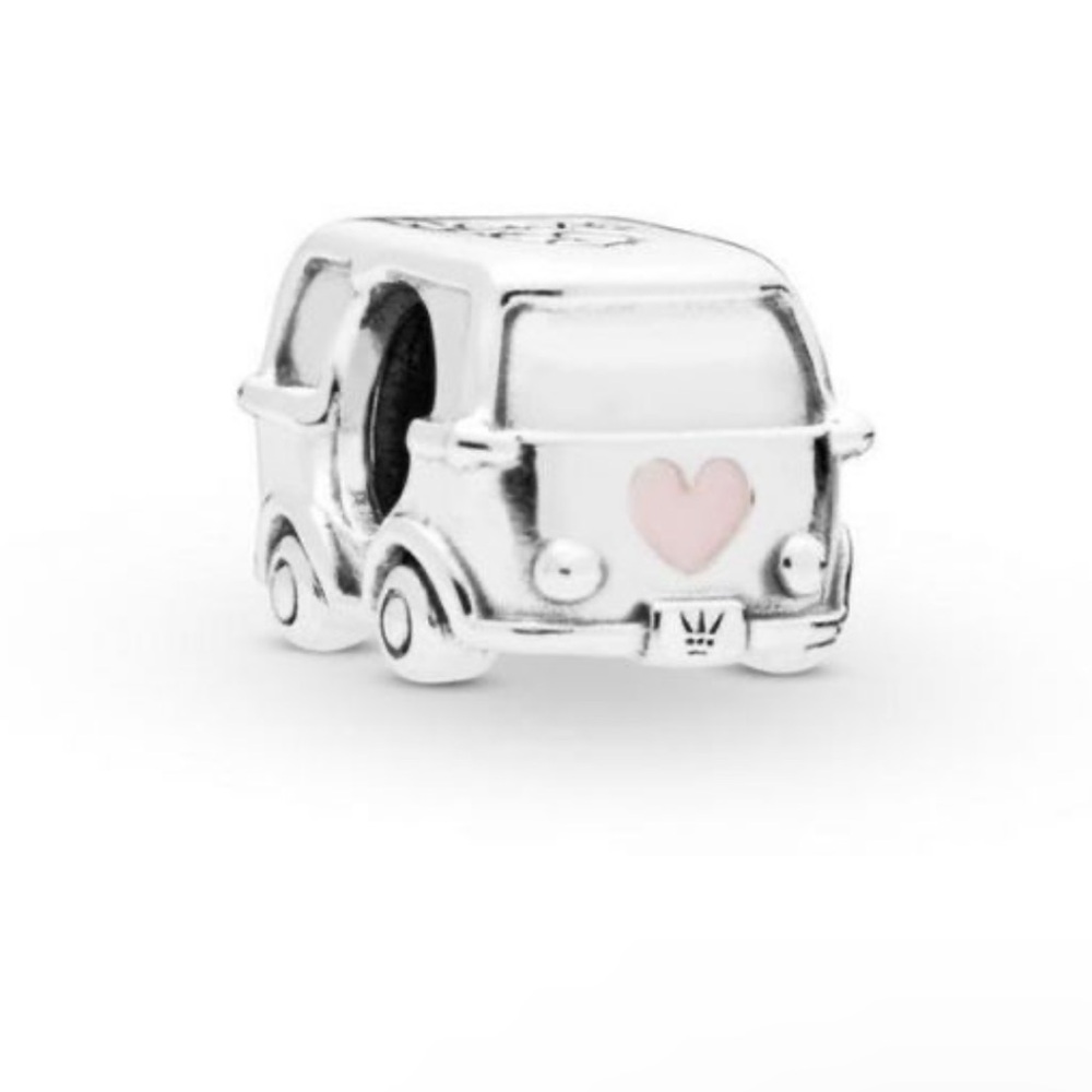 Pandora Charm Camper Van Peace and Love